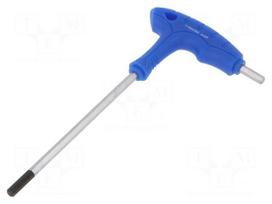 Wrench: hex key | HEX 4mm | Overall len: 145mm | alloy steel