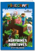 KNYGA Minecraft Kūrybinės dirbtuvės. Užduotėlės su lipdukais