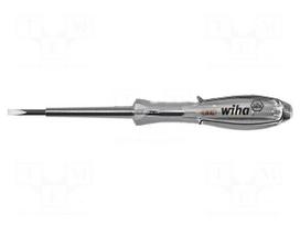 Screwdriver: voltage tester | insulated | slot | 3x0.5mm | 250VAC