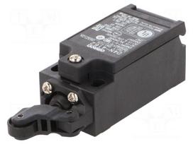 Limit switch | lever R 20mm, plastic roller Ø12mm | NO + NC | 10A