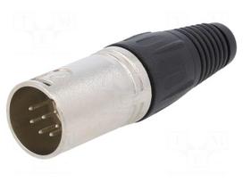 Connector: XLR | plug | male | PIN: 7 | straight | for cable | soldering