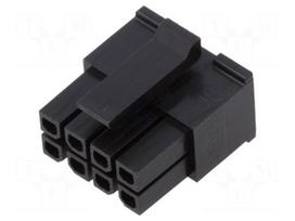 Connector: wire-board | plug | female | Micro-Fit 3.0 | PIN: 8 | 3mm