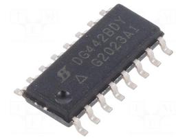 IC: analog switch | SPST-NO | Ch: 4 | SO16 | -15÷15V | tube