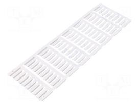 Markers | 3÷3.7mm | polyamide 66 | white | -40÷100°C | push-in | SFR