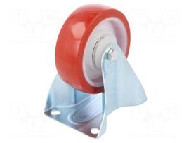 Transport wheel | Ø: 100mm | W: 36mm | H: 128mm | rigid | 150kg | steel