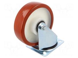 Transport wheel | Ø: 160mm | W: 45mm | H: 195mm | torsional with lock