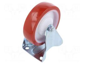 Transport wheel | Ø: 125mm | W: 37mm | H: 156mm | rigid | 150kg | steel