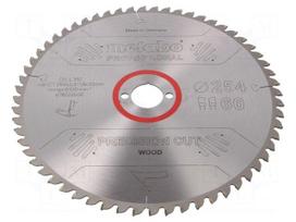 Circular saw | Ø: 254mm | Teeth: 60 | Disc thick: 2.4mm | HW/CT | 30mm