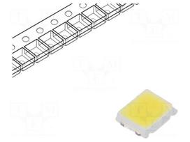 LED | white neutral | SMD | Case (mm): 3528 | 34.5lm | 4000K | 90 | 120°