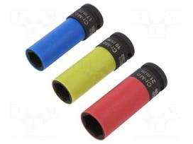 Socket: 6-angles-set | to wheels,socket spanner,impact | 1/2"