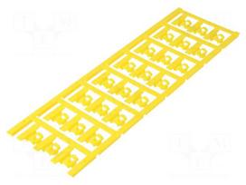 Markers | 4÷6mm | polyamide 66 | yellow | -40÷100°C | snap fastener