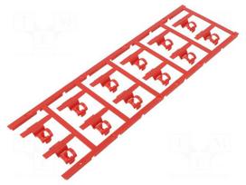 Markers | 3.5÷7mm | polyamide 66 | red | -40÷100°C | snap fastener | SFC
