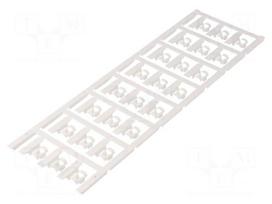 Markers | 4÷6mm | polyamide 66 | white | -40÷100°C | snap fastener | SFC