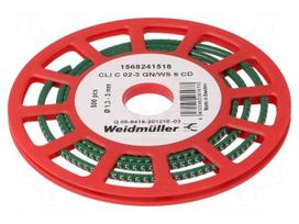 Markers | Marking: 5 | 1.3÷3mm | PVC | green | -30÷80°C | leaded | CLI C