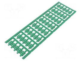 Marker: cable | 2÷3.5mm | polyamide 66 | green | snap fastener | SFC