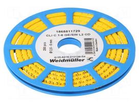 Markers | Marking: L2 | 2.5÷5mm | PVC | yellow | -30÷80°C | leaded | CLI C
