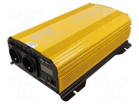 Converter: DC/AC | 2000W | Uout: 230VAC | 11÷15VDC | Ppeak: 4000W | 12V
