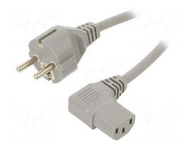 Cable | 3x1mm2 | CEE 7/7 (E/F) plug,IEC C13 female angled right