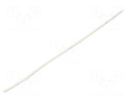 Insulating tube | fiberglass | natural | max.180°C | Øint: 1.5mm