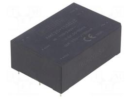Converter: AC/DC | 20W | Uin: 85÷264VAC,120÷370VDC | Uout: 15VDC | 83%