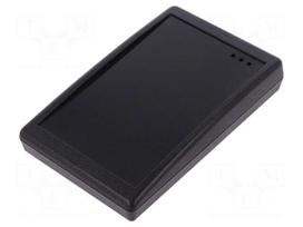 RFID reader | 5V | USB | antenna,buzzer | 92x146x29mm | black | 13.56MHz