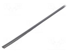 Hole and edge shield | PVC | L: 10m | grey | H: 6mm | W: 4mm | -30÷70°C