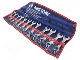Wrench: combination spanner-set | short | 12pcs.
