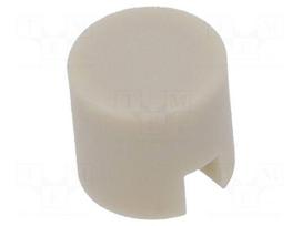 Button | push-in | 5.5mm | -25÷70°C | round | ivory | Ø6mm