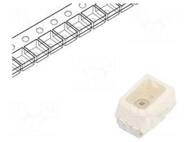 LED | red | SMD | Mini PLCC2 | 112÷130(typ)-224mcd | 1.9÷2.6VDC | 60°