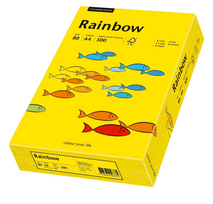 Spalvotas popierius Rainbow Nr..18, A4, 80g/m2, 500 lapai, intensyviai geltonas (Intensive yellow)