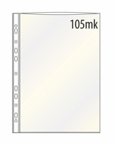 Dokumentų įmautės ESSELTE DE LUX, A4, krištolo skaidrumo, 105mk, 10 vnt..