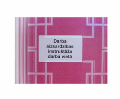 Darbuotojų saugos instruktavimas darbo vietoje, žurnalas, A5, 48 psl.