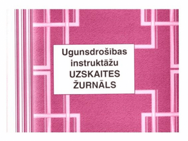 Priešgaisrinės saugos instruktavimų apskaitos žurnalas, A5, 48 lapai