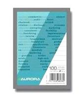 Bloknots klijuotas AURORA, A5, langeliais, 100 psl.