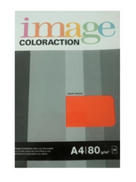 Spalvotas popierius Image Coloraction Amsterdam, A4, 80g/m2, 50 lapai, intensyviai oranžinis (Deep o