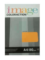 Spalvotas popierius Image Coloraction Hawaii, A4, 80g/m2, 50 lapai, mandarīnkrāsā (Gold)
