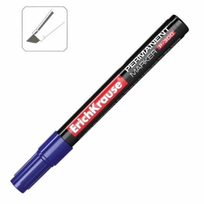 Permanentinis žymeklis ErichKrause P-300, mėlynas, 0.5-4.6mm, įstrižas