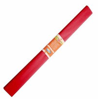 Krepinis popierius Clairefontaine, 50cm x 2.5m, raudonas