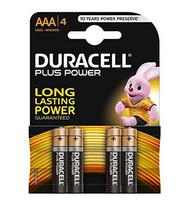 Baterijos Duracell AAA LR03-BP4 Alkaline Plus Power, 1.5V, 4 vnt..