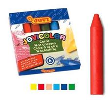 Vaska kreidelės JOVI MAX, 6 spalvos