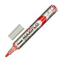 Žymeklis baltosioms lentoms Pentel MAXIFLO MWL5S, 4mm, raudonas