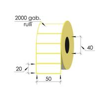 Etiketės 50x20/1/40-2000, Vellum