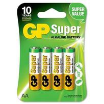 Baterijos GP Super AA / LR6, Alkaline, 1.5V, 4 vnt..