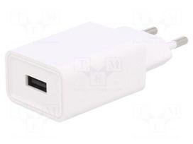 Power supply: switching | mains,plug-in | 5VDC | 1A | 5W | Out: USB | POSC