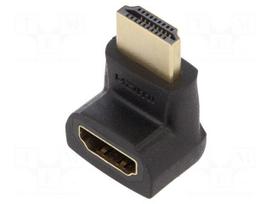 Adapter | HDMI socket,HDMI plug 270° up/down | black