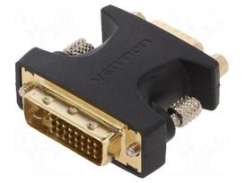 Adapter | D-Sub 15pin HD socket,DVI-I (24+5) plug | black