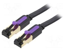 Patch cord | U/FTP | Cat 7 | RJ45 plug,both sides | stranded | Cu | 15m