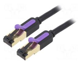 Patch cord | S/FTP | Cat 7 | RJ45 plug,both sides | stranded | OFC | 10m