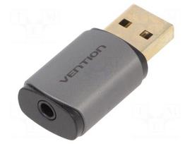 PC extension card: sound | Jack 3.5mm socket,USB A plug | grey