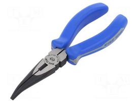 Pliers | curved,universal | two-component handle grips | 163mm
